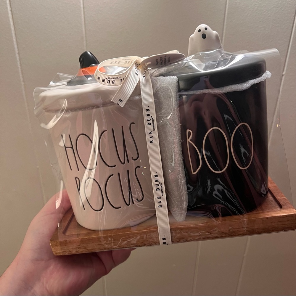 Rae Dunn Halloween Canister Set